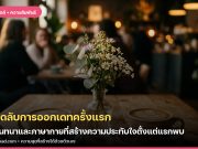 เคล็ดลับการออกเดทครั้งแรก: บทสนทนาและภาษากายที่สร้างความประทับใจตั้งแต่แรกพบ